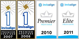 Invisalign Premier Provider 2006 - 2007 - 2008 - 2010